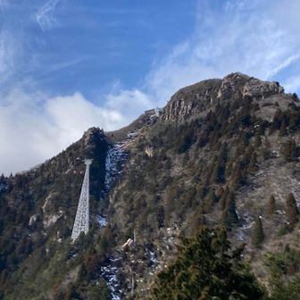 ここからの景色好き😊
やはり全体的に雪☃️溶けちゃってますねー