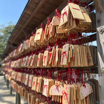 絵馬が沢山あるね😊