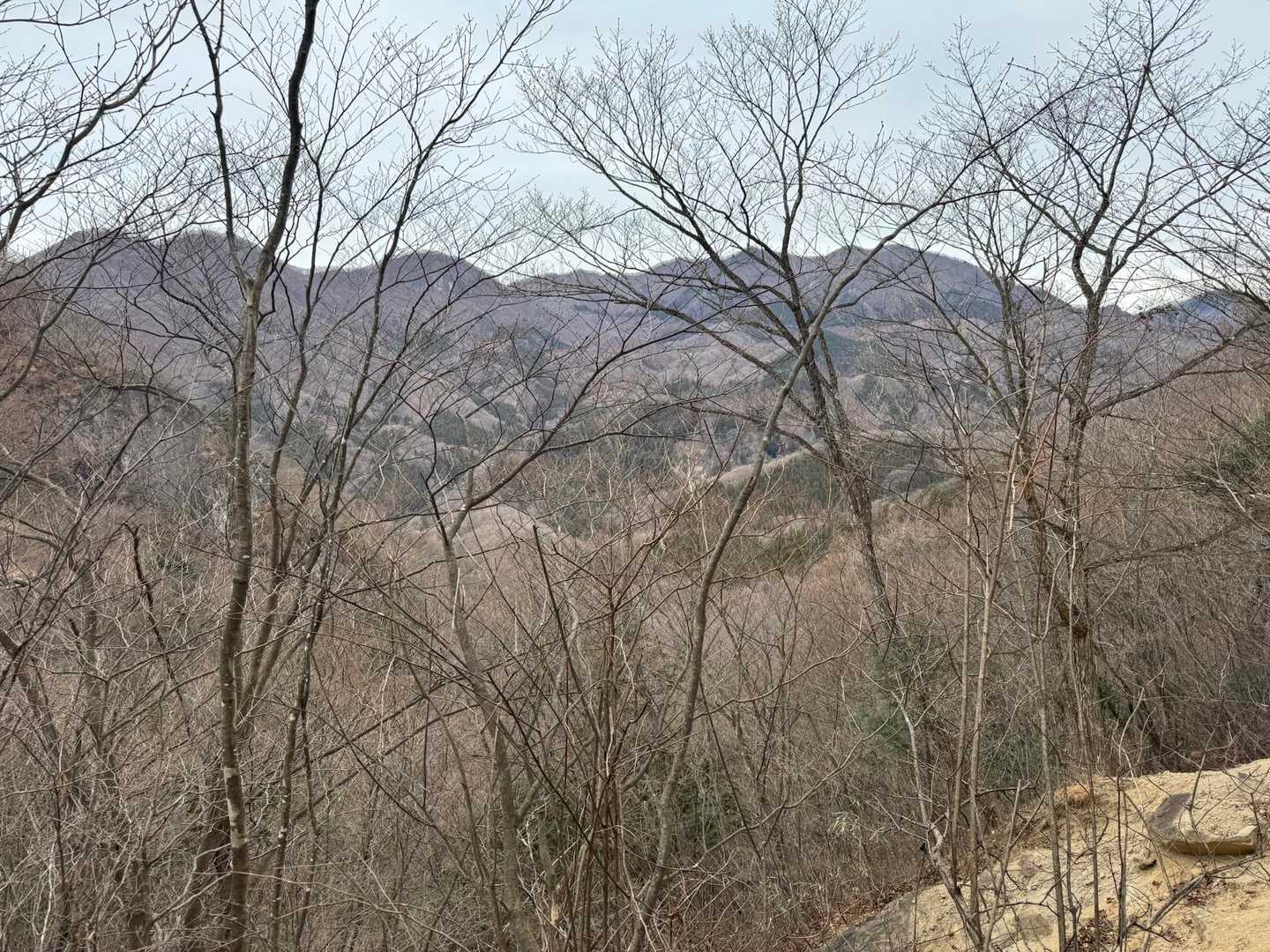 榛名の山々
