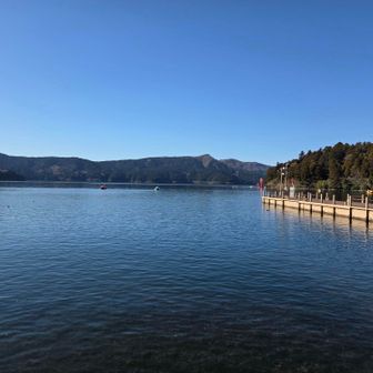 元箱根港から芦ノ湖・三国山方面