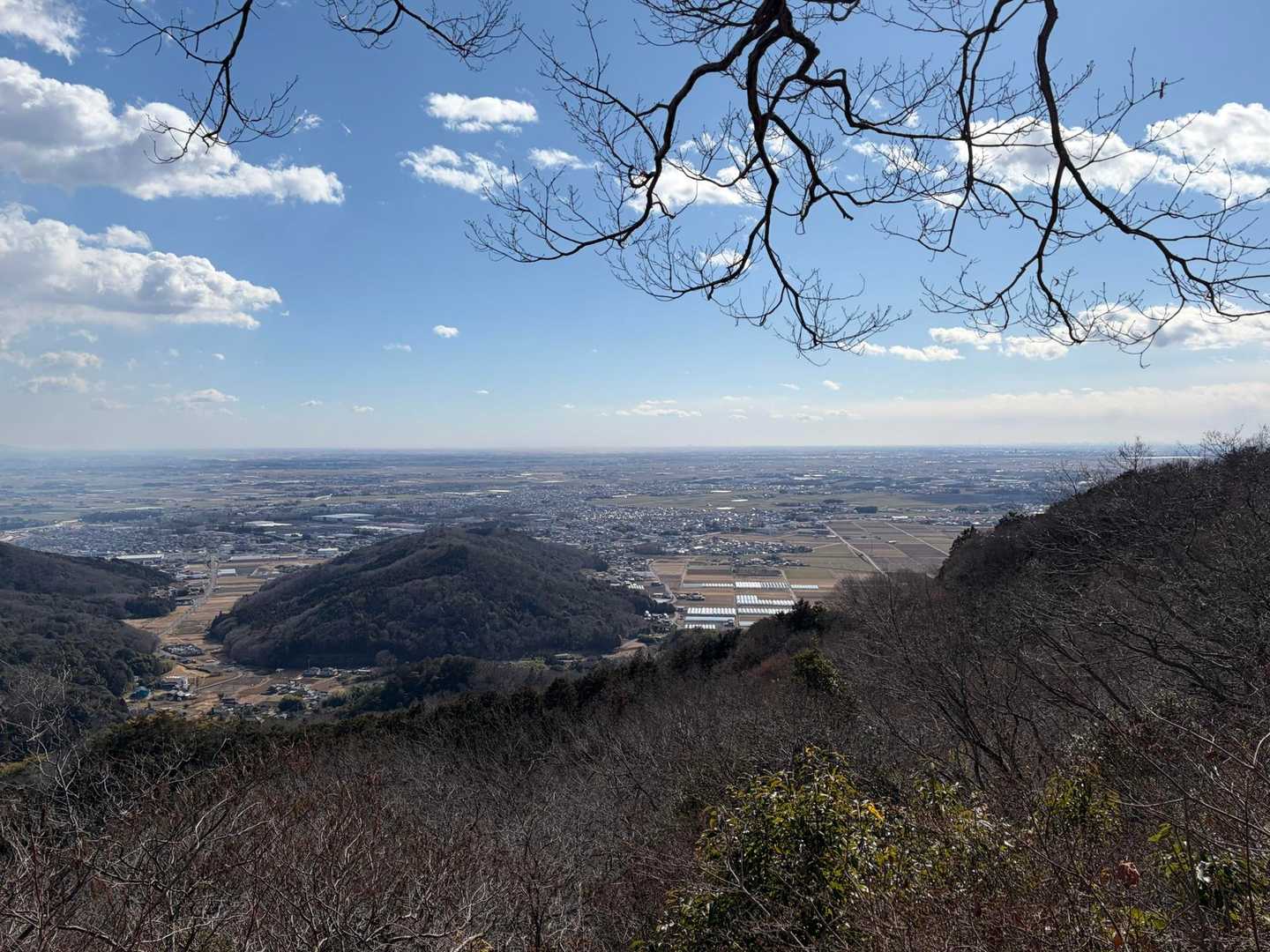 あのお山は？
遠くに渡良瀬遊水地も見える👀