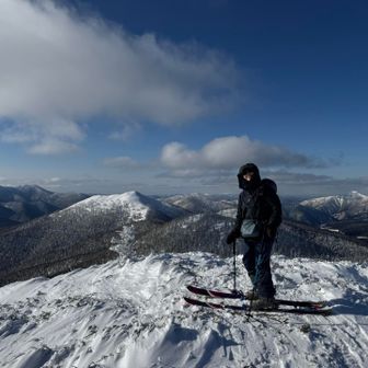 沙流岳が見えた。