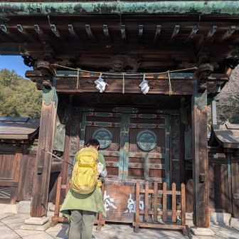 神妙に手を合わせます
東照宮なので葵の御紋🥷