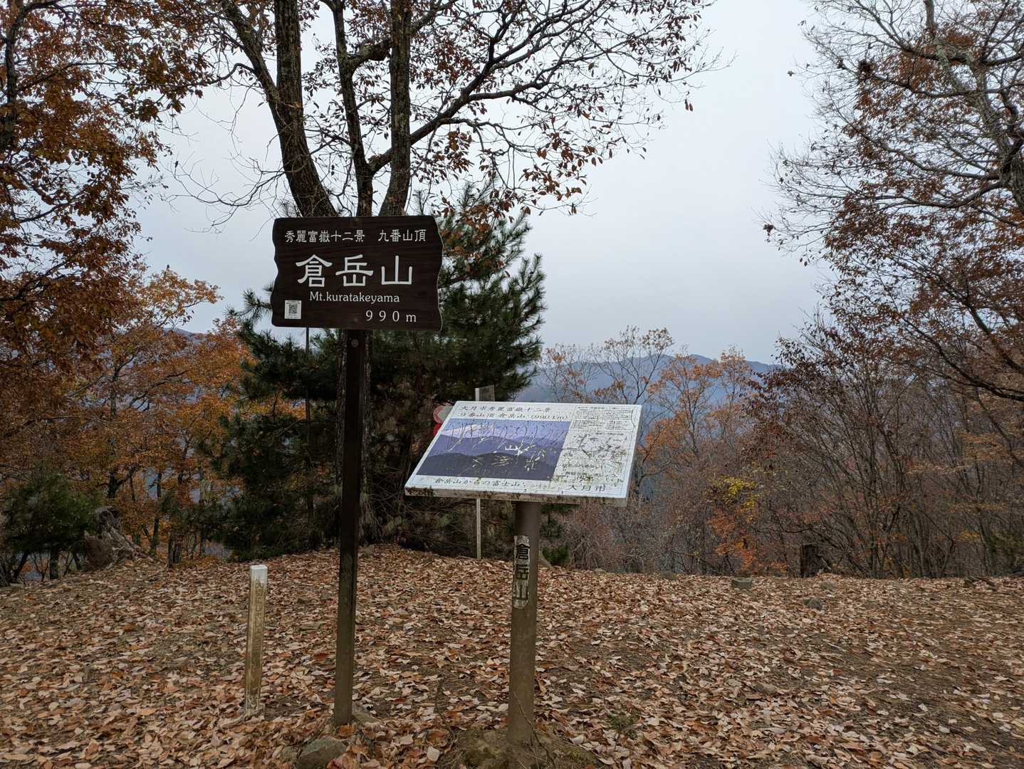 富士山見えず