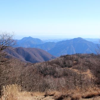 御前山、大岳山も綺麗に見えます！