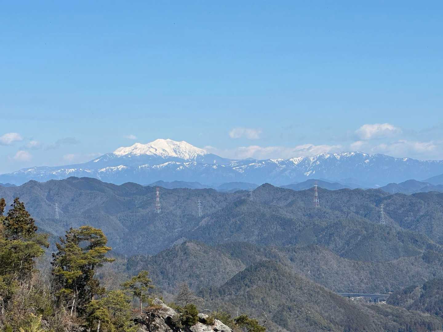 御嶽山もバッチリ見える👍