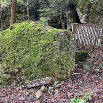 地震で落ちた岩🪨