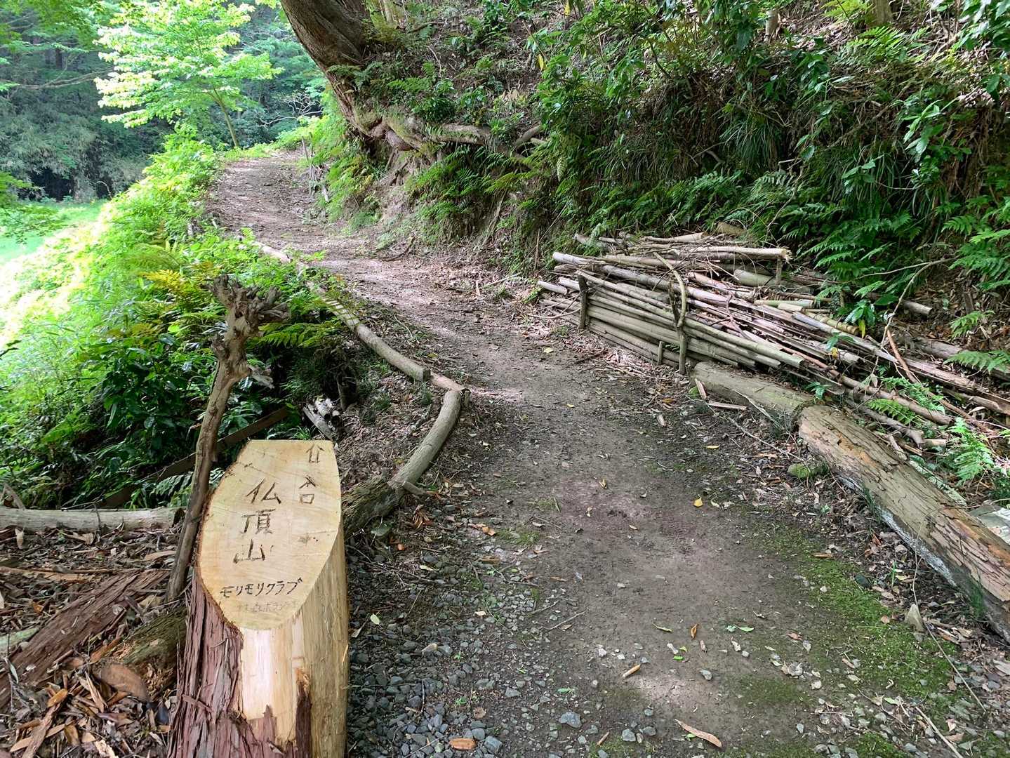 仏頂山 往復コースの写真