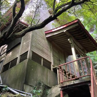神社⛩️がありました。