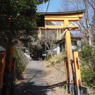 愛宕山二の鳥居
ここからが愛宕山の表参道参道です。
