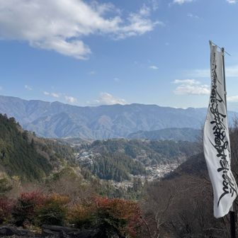 天空の寺のところからの眺め