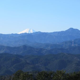 ここでもちょこっと富士山が見えた。
澄んでいる今の季節しか見られないかも…