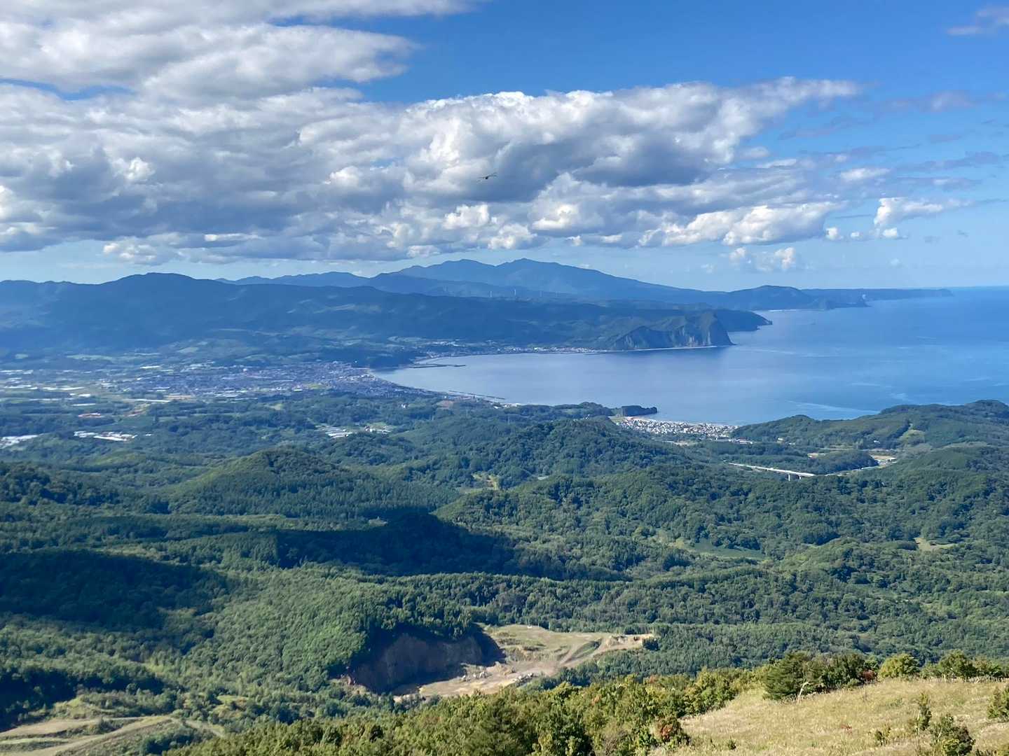 小樽の山は海と山のコラボレーションの風景で最高