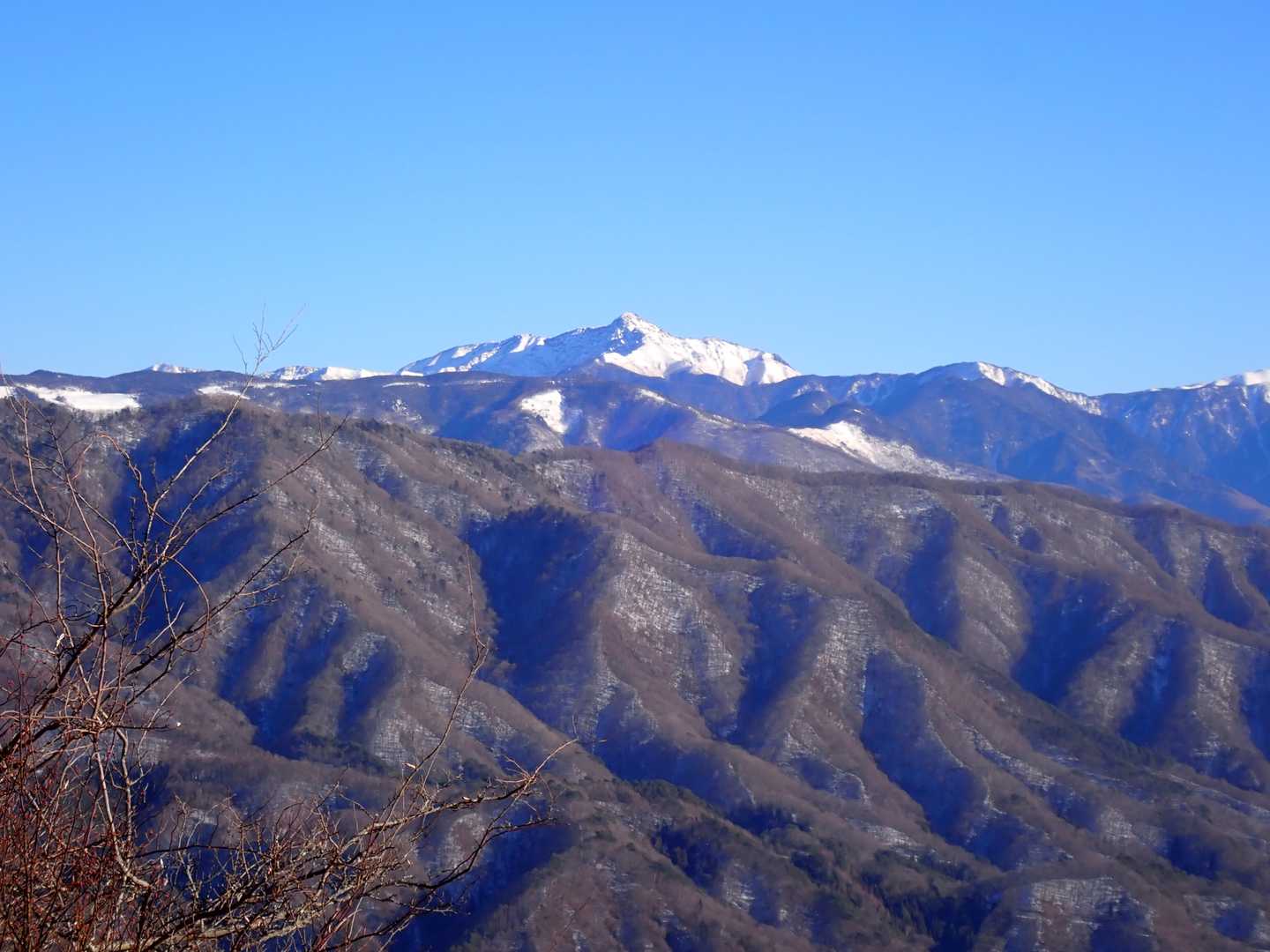 陣馬形山 往復コースの写真