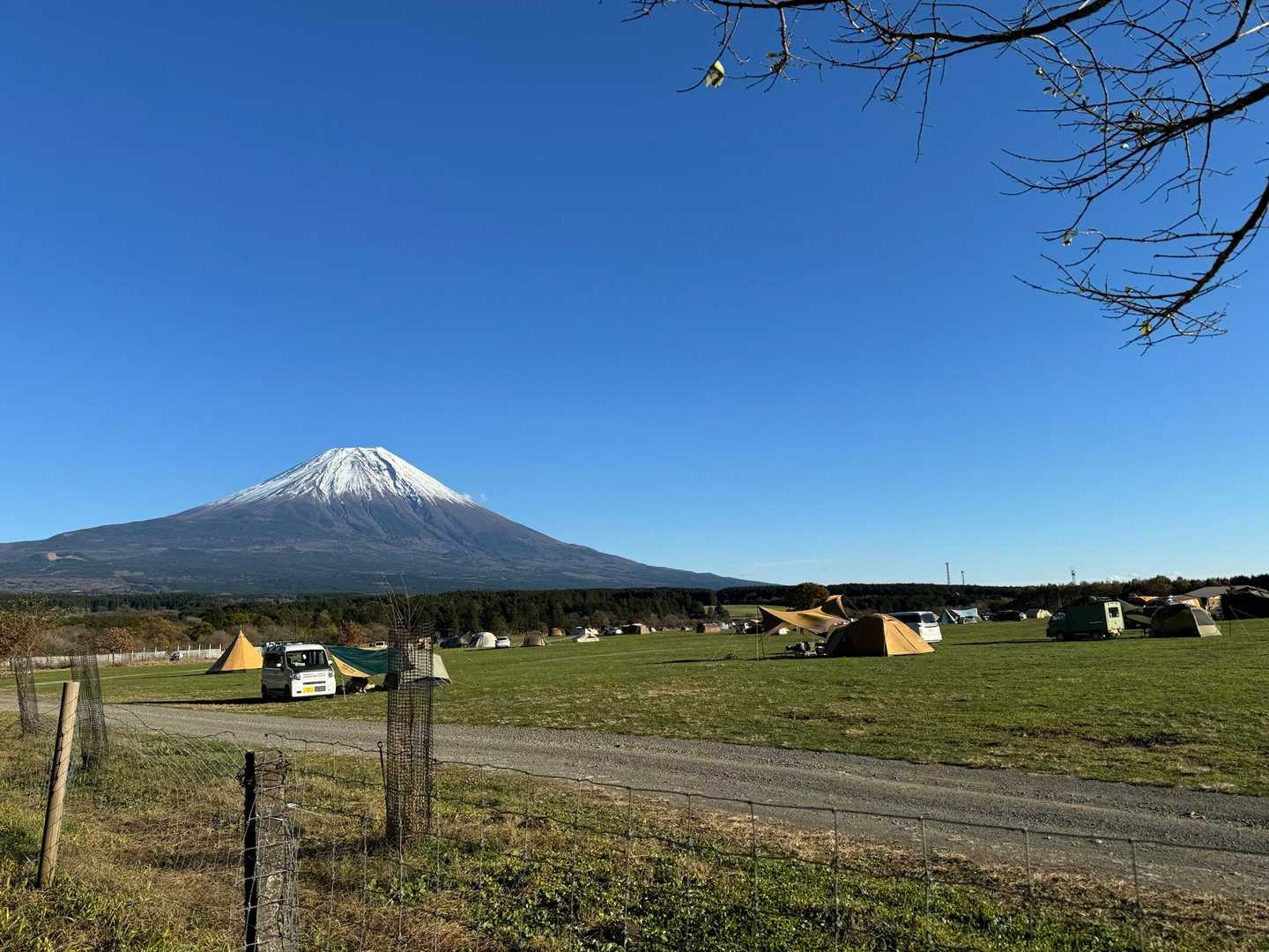 やっとふもとっぱらキャンプ場🏕️
