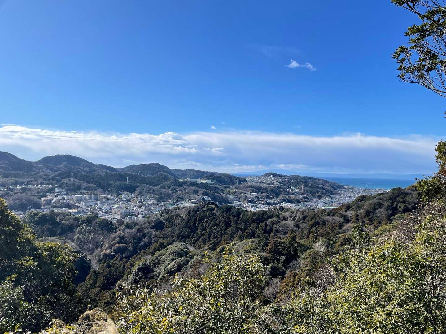 神武寺山山頂から。