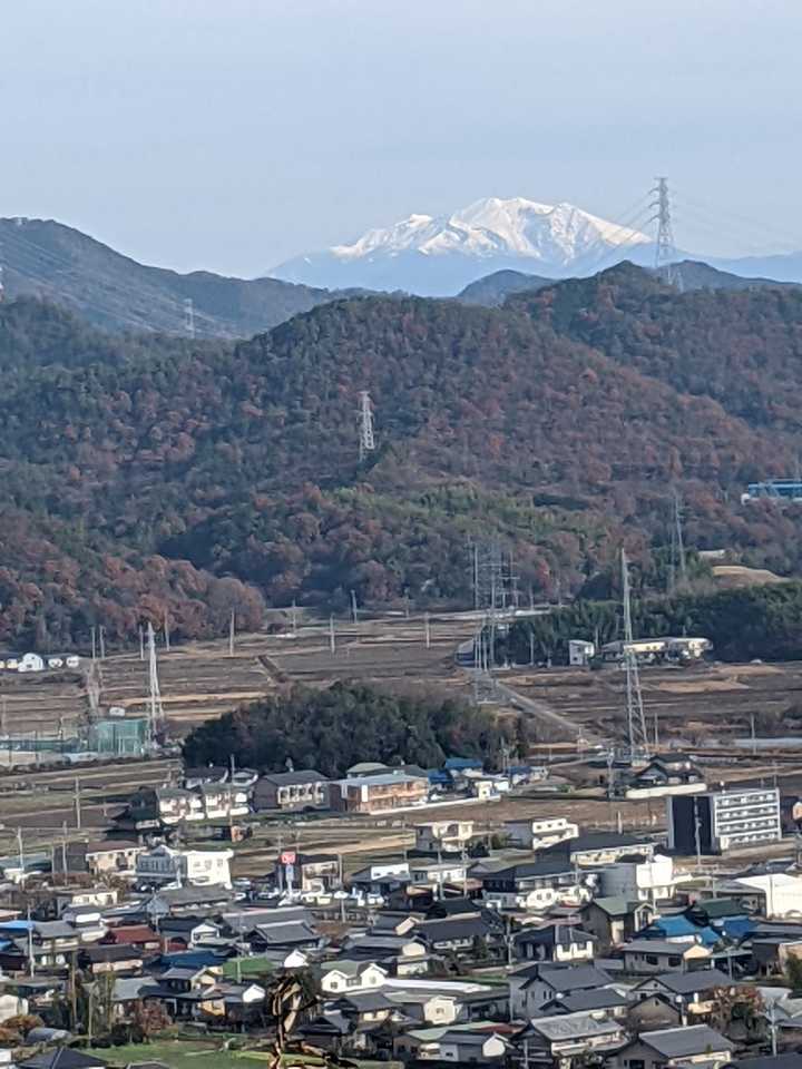 東に御嶽山🏔
