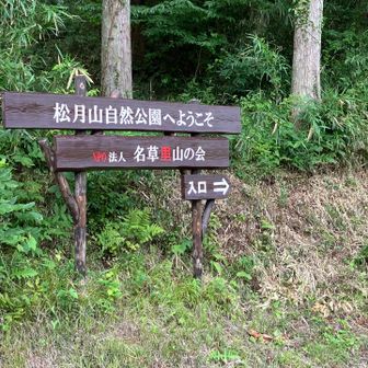松月山登山口⛰️