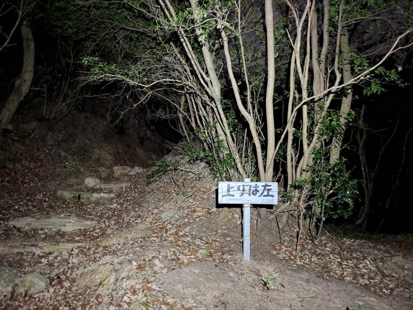 松小田登山口 往復コースの写真