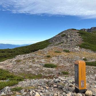 十山社友林の標識、ここまでガスは発生していないのだが