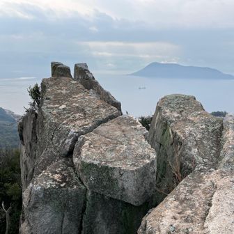 あの先端に行こうとしたが、足がすくんで行けなかった😨