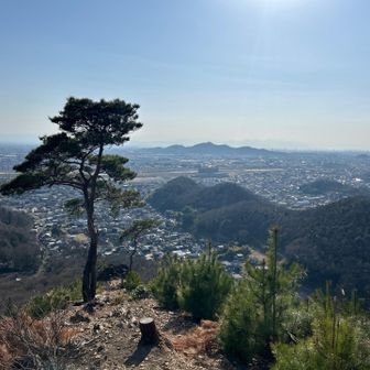 赤城山まで見えました