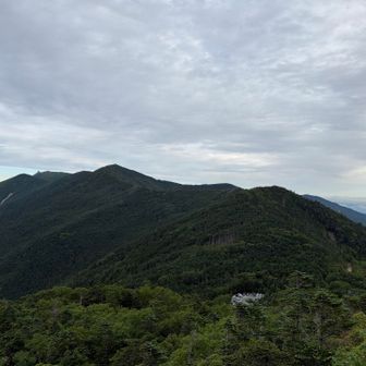 朝日岳、金峰山、五丈岩