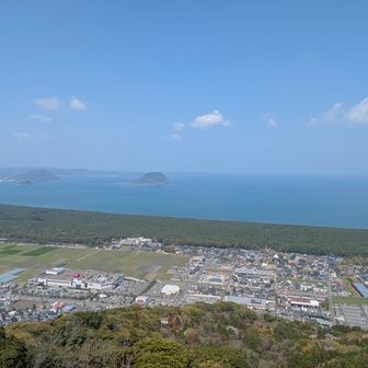 虹の松原と玄界灘