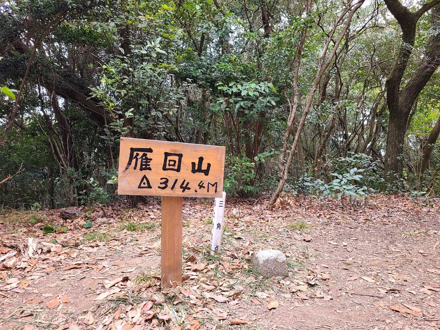おっと、山頂を通りすぎるとこでした😅
