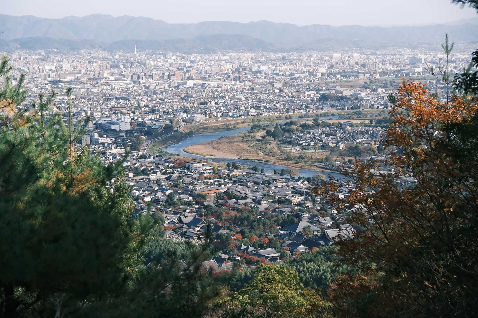 東側、桂川