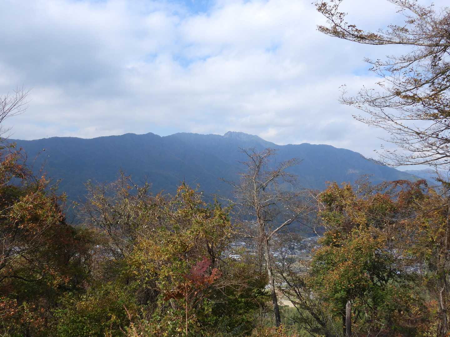 反対側の三つ峠山