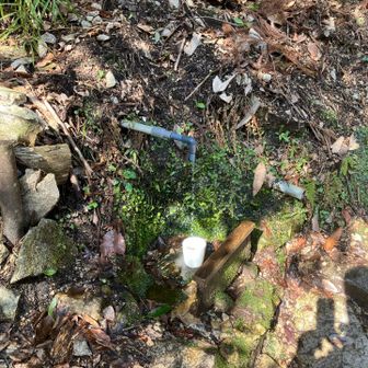 水汲みできるところ2か所ありました。