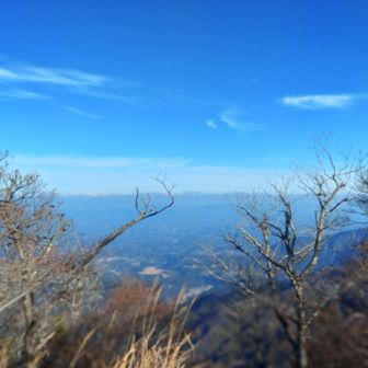 途中の展望所から