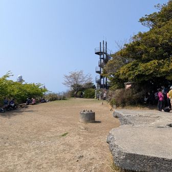大楠山（たくさんの方が来ていました、トンビに注意です）