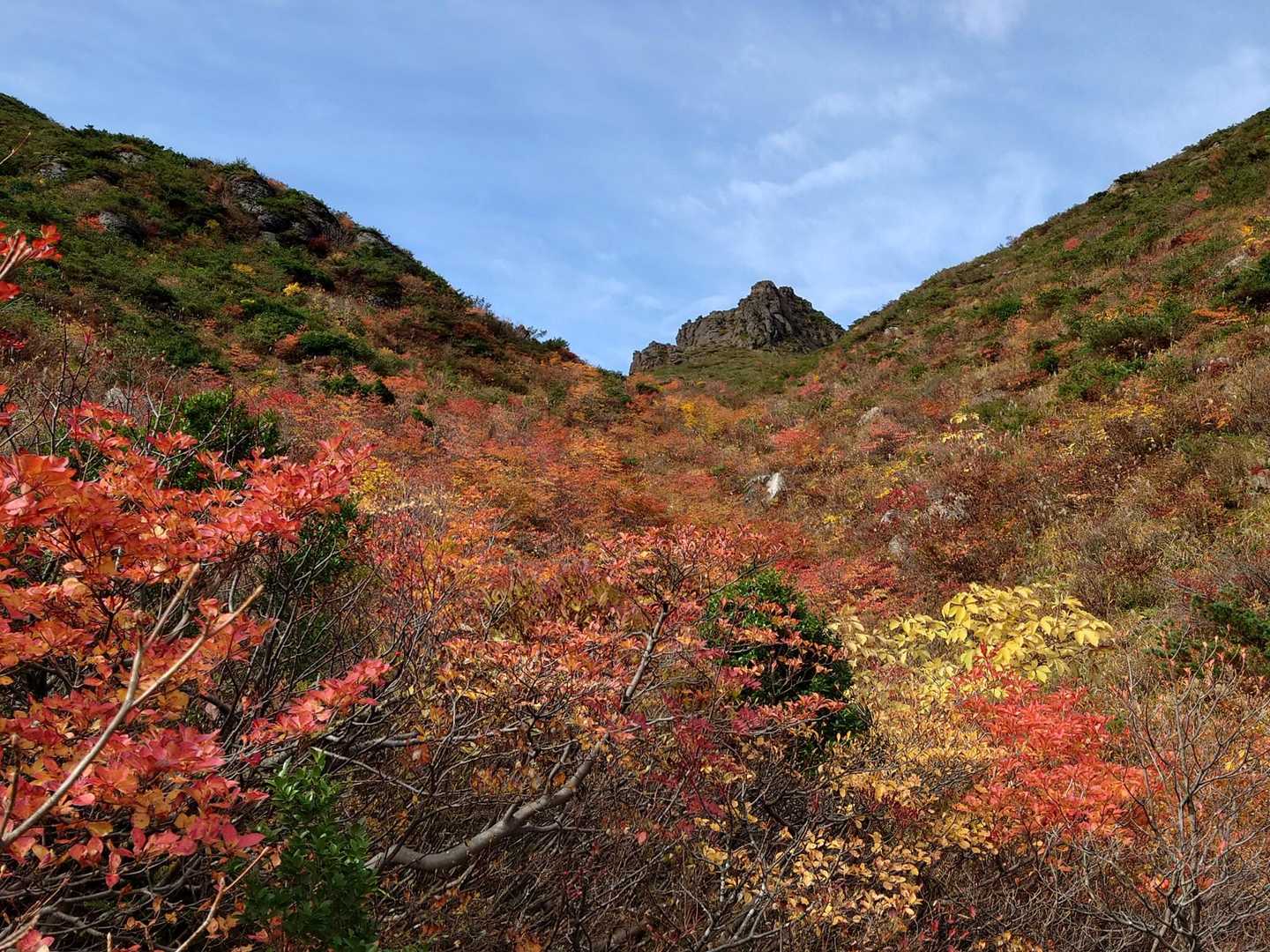 あだたら山 奥岳の湯-奥岳登山口-薬師岳-安達太良山-矢筈 周回コースの写真
