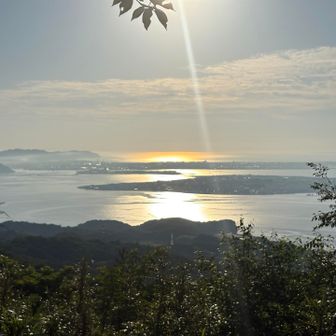 嵩山からの景色🤩
中海 大根島 日本海です。✨