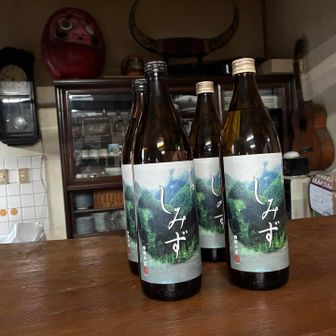 オリジナル焼酎、もちろんロックで🥃