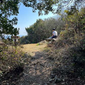 藤尾山について一休み。