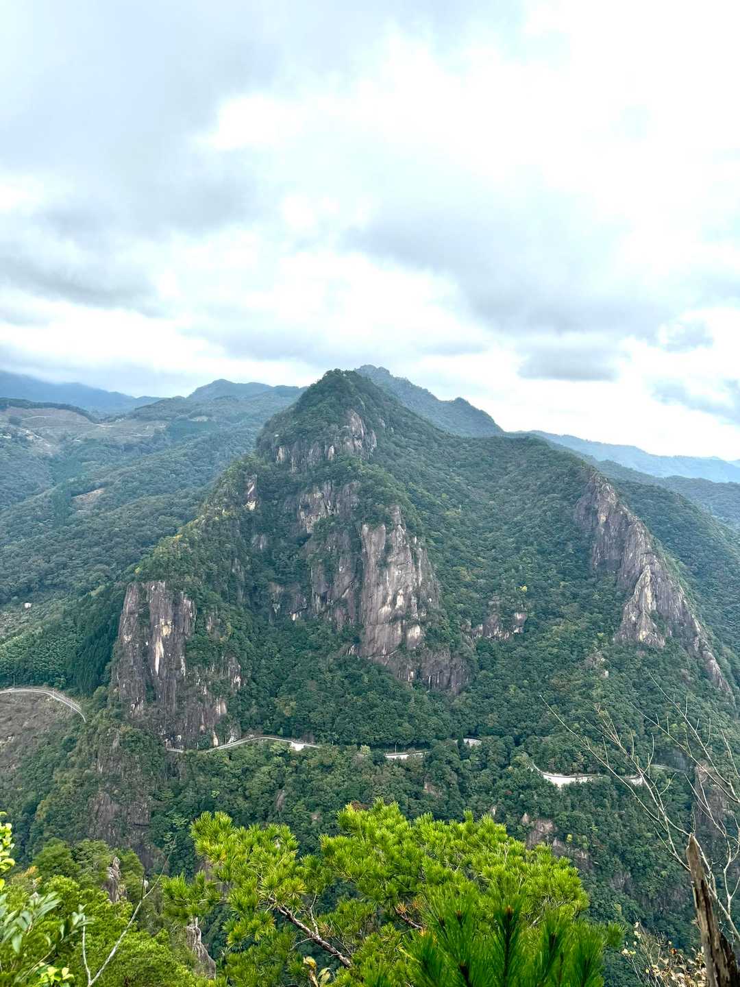 目の前には比叡山