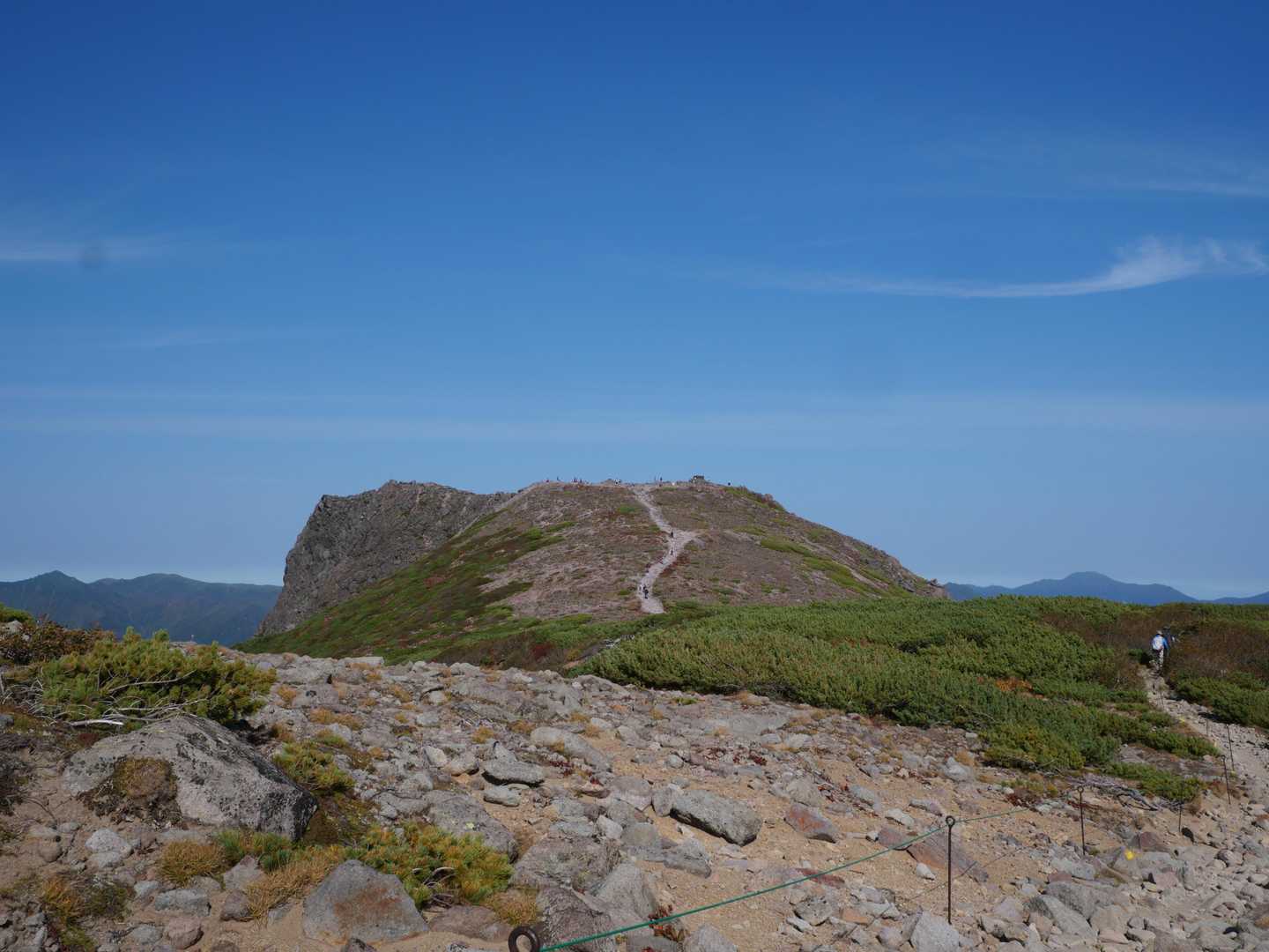黒岳山頂まであと少し・・