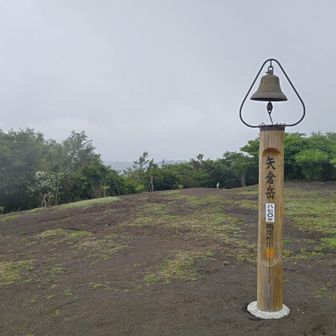 山頂からは真っ白です