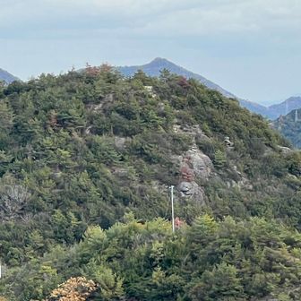 これから行く小富士山