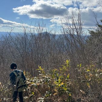 蓬田岳かな？
ここで、ランチ　写真を撮り忘れ😆
だんでらいおんのパン🥖美味しい😋