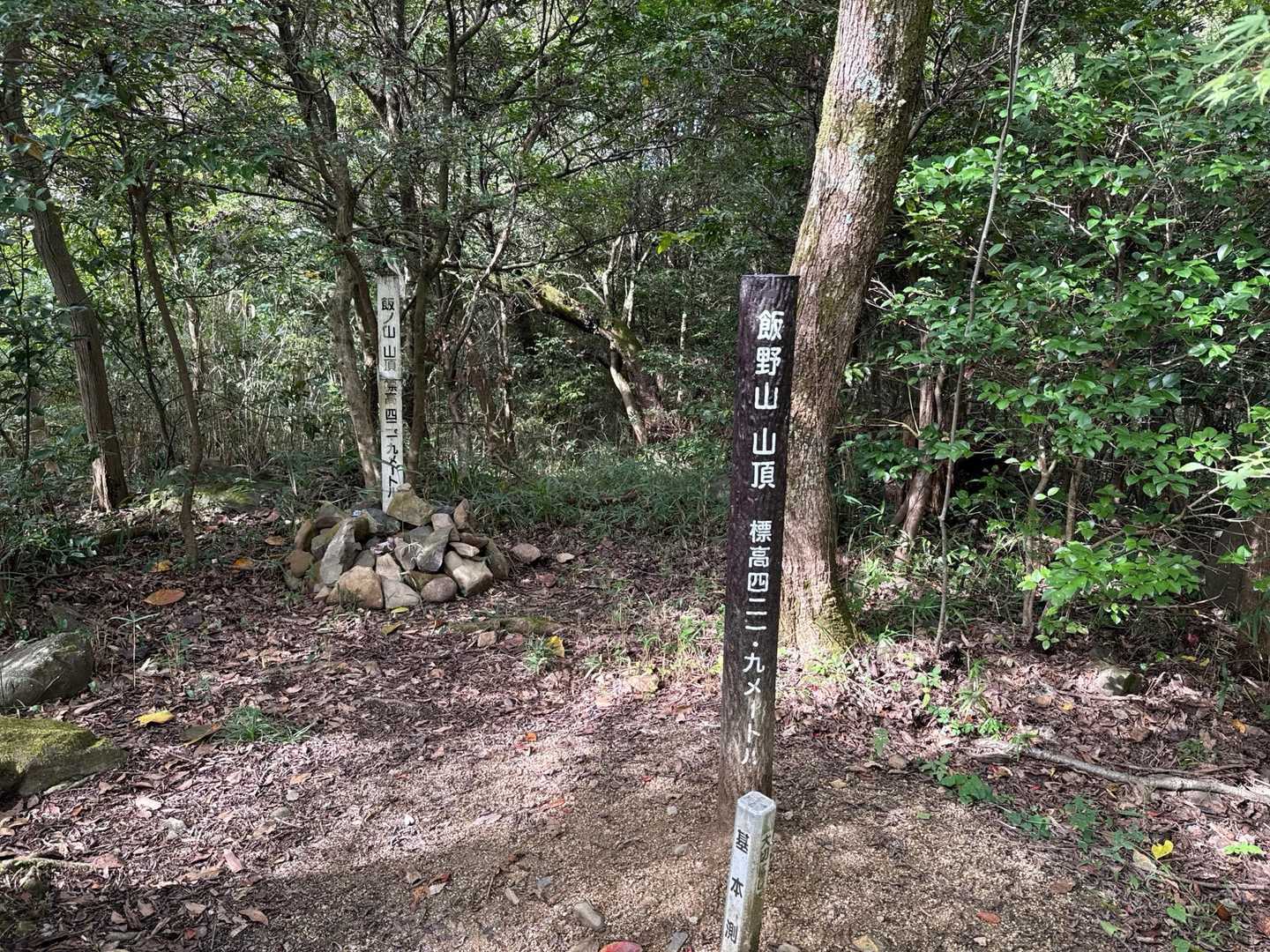 ここが山頂です。