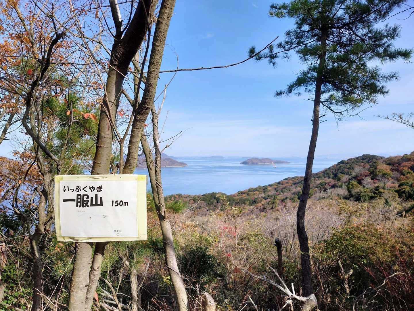山頂到着🤗結構急登でしたが、
ずっとロープがあり助かりました