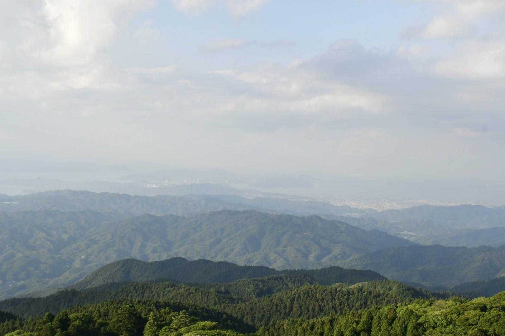 高縄山 往復コースの写真