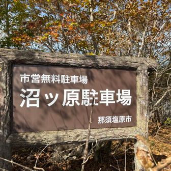 🅿️沼ッ原駐車場　※無料　約100台
ここは入り口💡