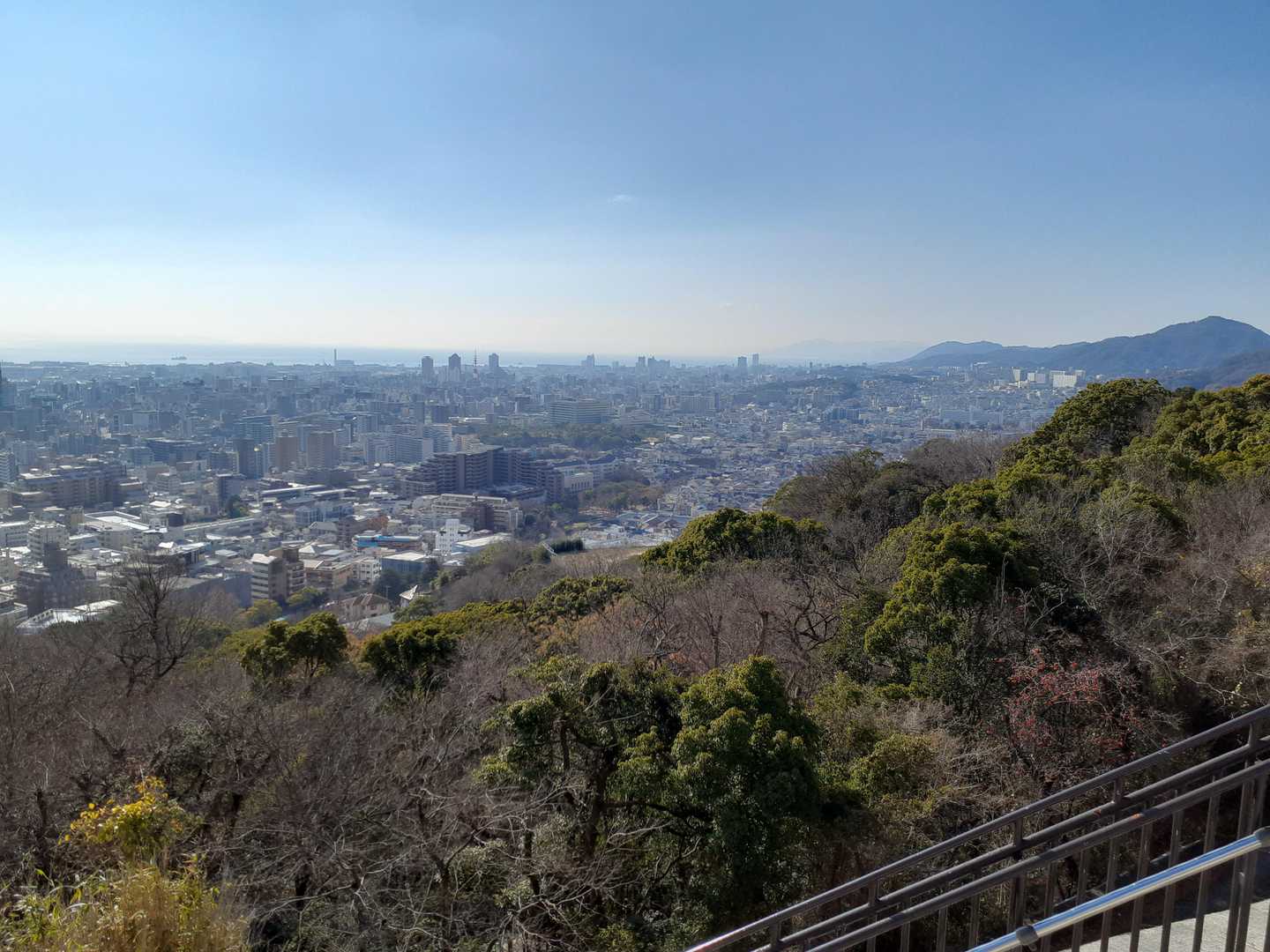 JR元町駅-地下鉄　県庁前駅-諏訪神社参道-堂徳山-城山- 縦走コースの写真