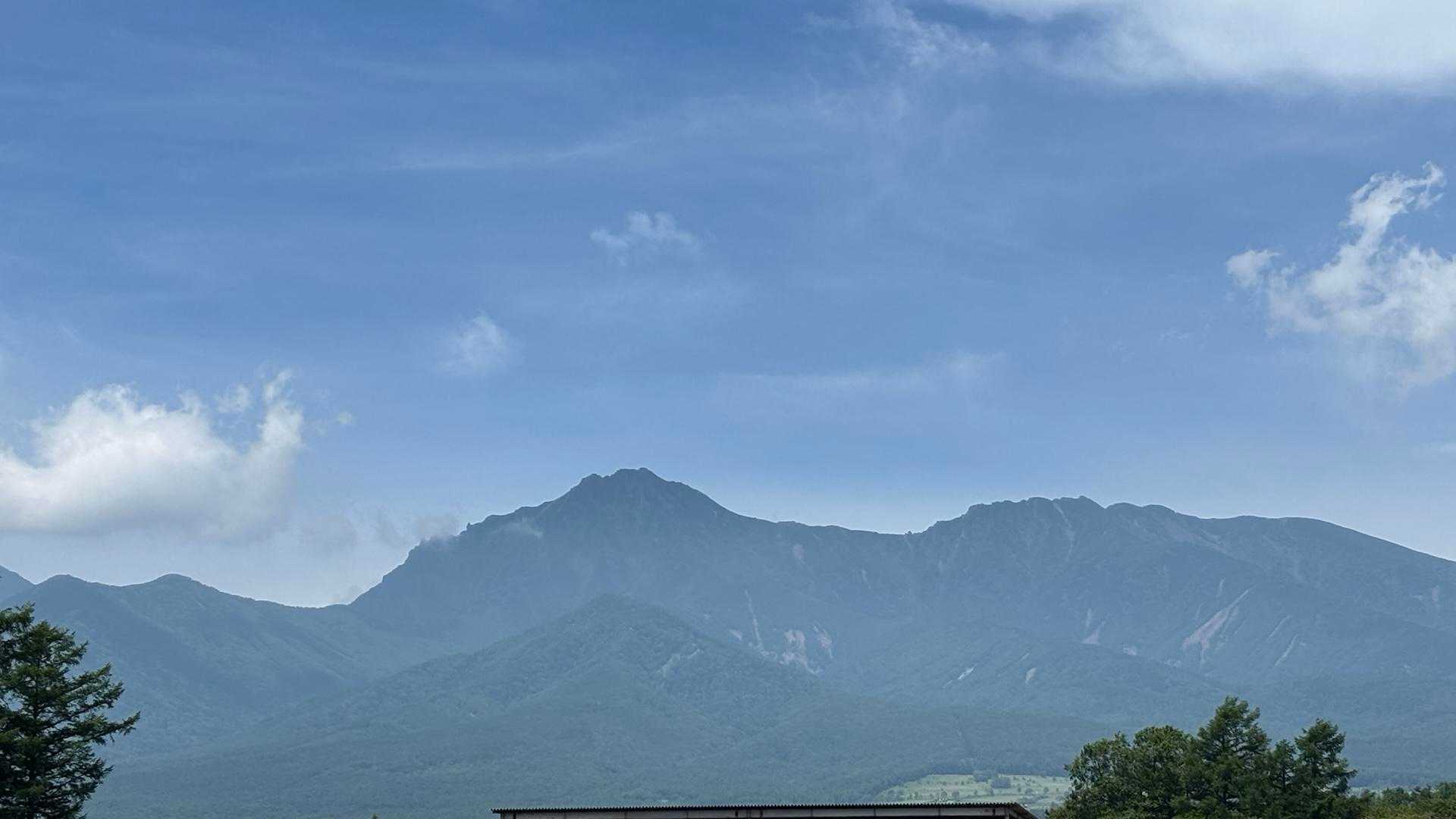 少し雲が心配だったけど八ヶ岳が見える😊