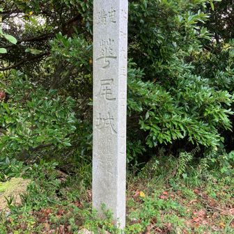 昭和6年に、設置されています。花尾城跡